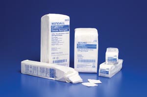 Sponges Gauze Curity™ 2 X 2 Inch 200 per Pack NonSterile 12-Ply Square (200/BG 40BG/CS) by Cardinal  ID 2252